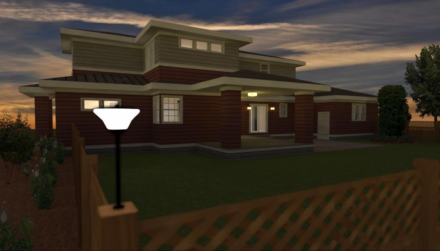 Focal Point on House in Focus